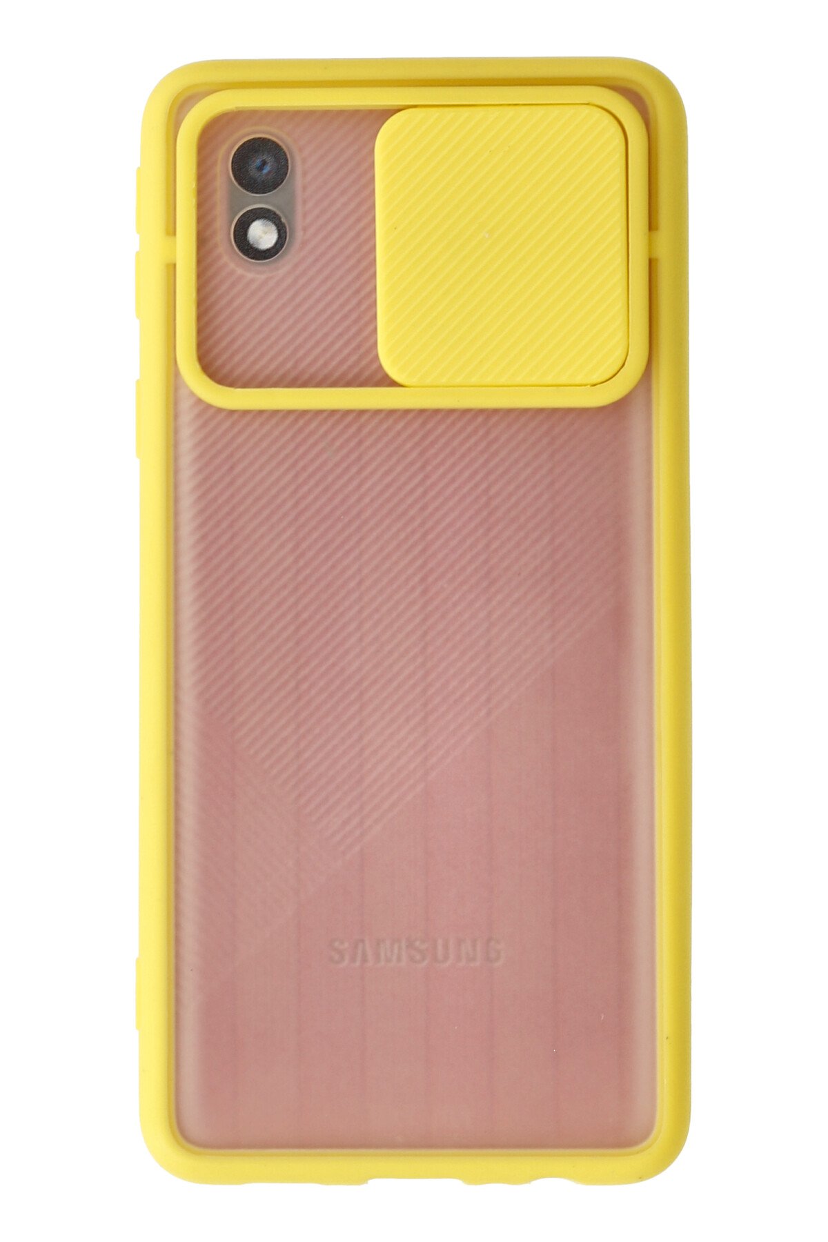 Newface Samsung Galaxy A01 Core Kılıf Simli Yüzüklü Silikon - Turkuaz