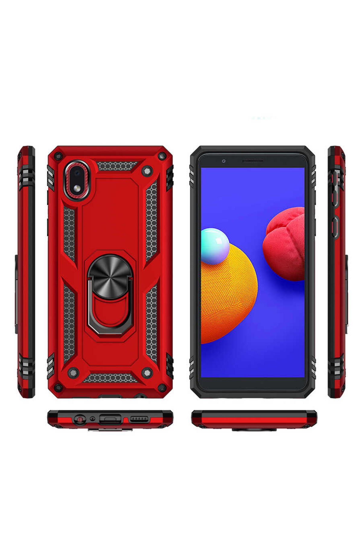 Newface Samsung Galaxy A01 Core Kılıf Lüx Şeffaf Silikon