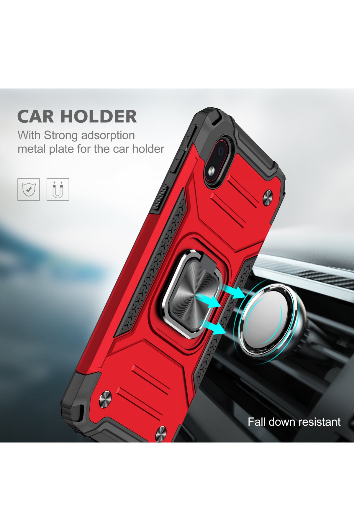 Newface Samsung Galaxy A01 Core Kılıf Palm Buzlu Kamera Sürgülü Silikon - Lacivert