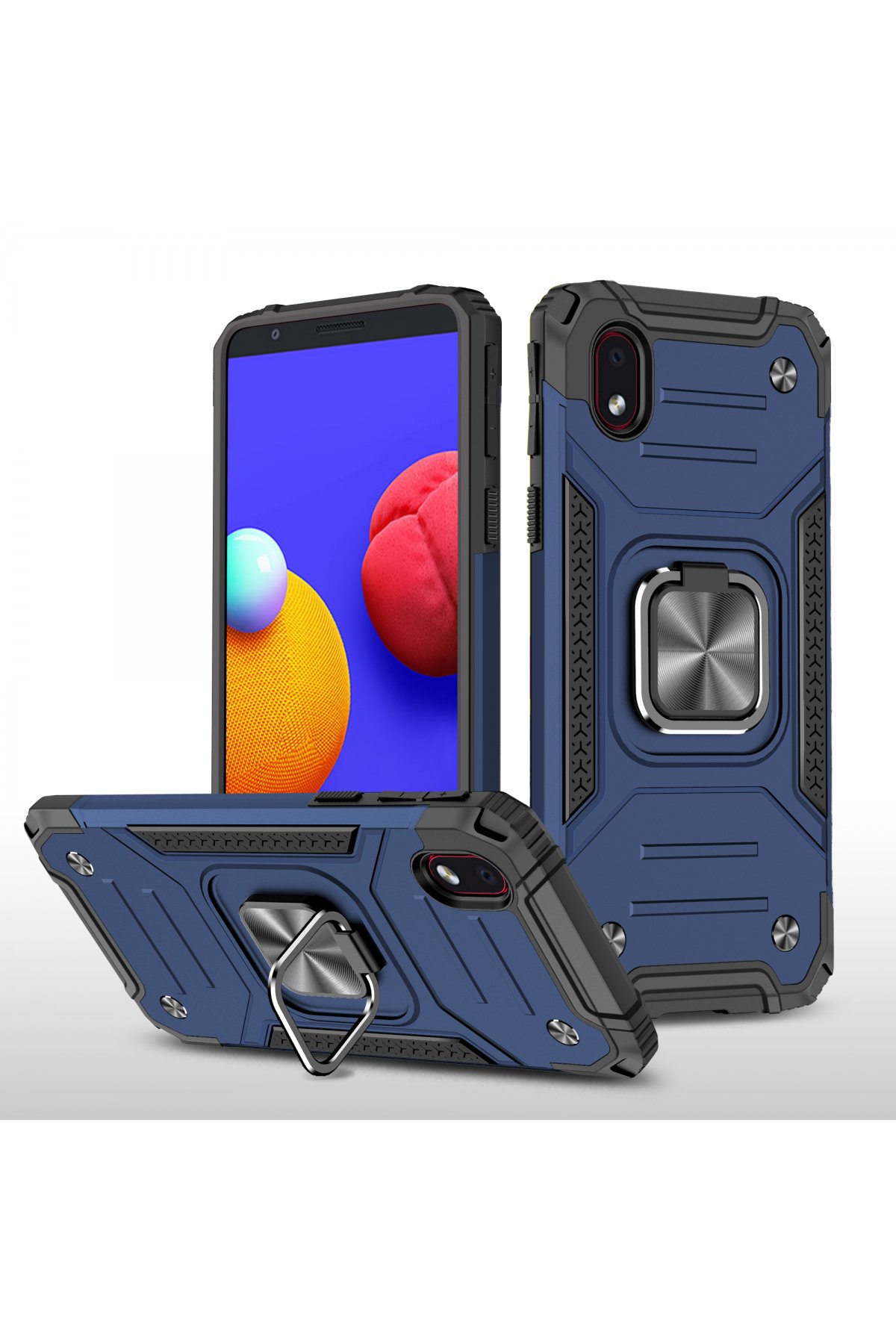 Newface Samsung Galaxy A01 Core Kılıf Platin Silikon - Lila