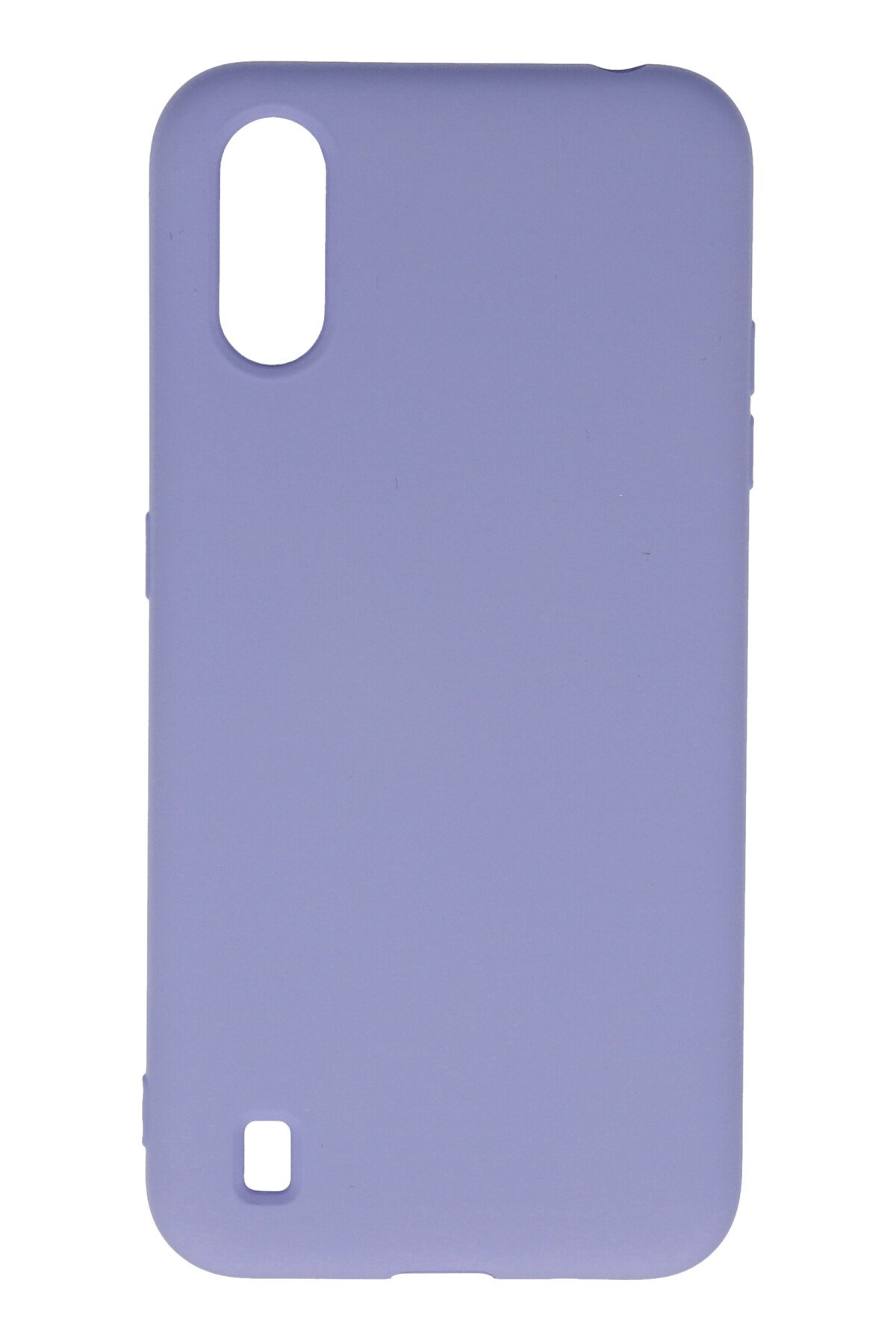 Newface Samsung Galaxy A01 Kılıf Nano içi Kadife Silikon - Sarı