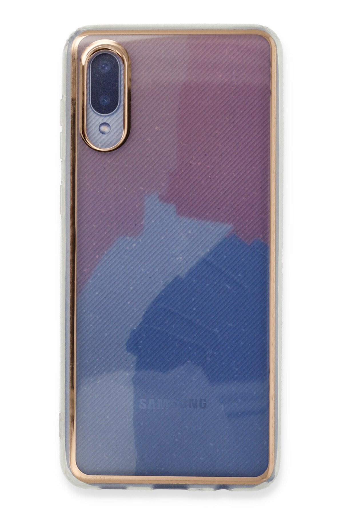 Newface Samsung Galaxy A02 Kılıf Pars Lens Yüzüklü Silikon - Kırmızı