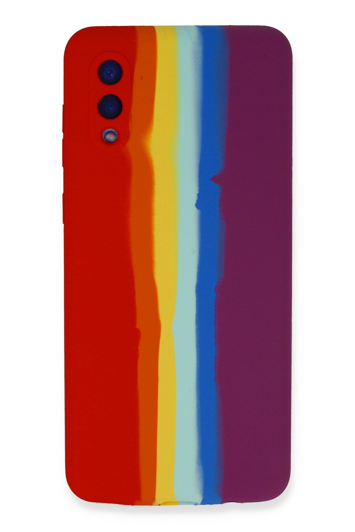 Newface Samsung Galaxy A02 Kılıf Pars Lens Yüzüklü Silikon - Gümüş