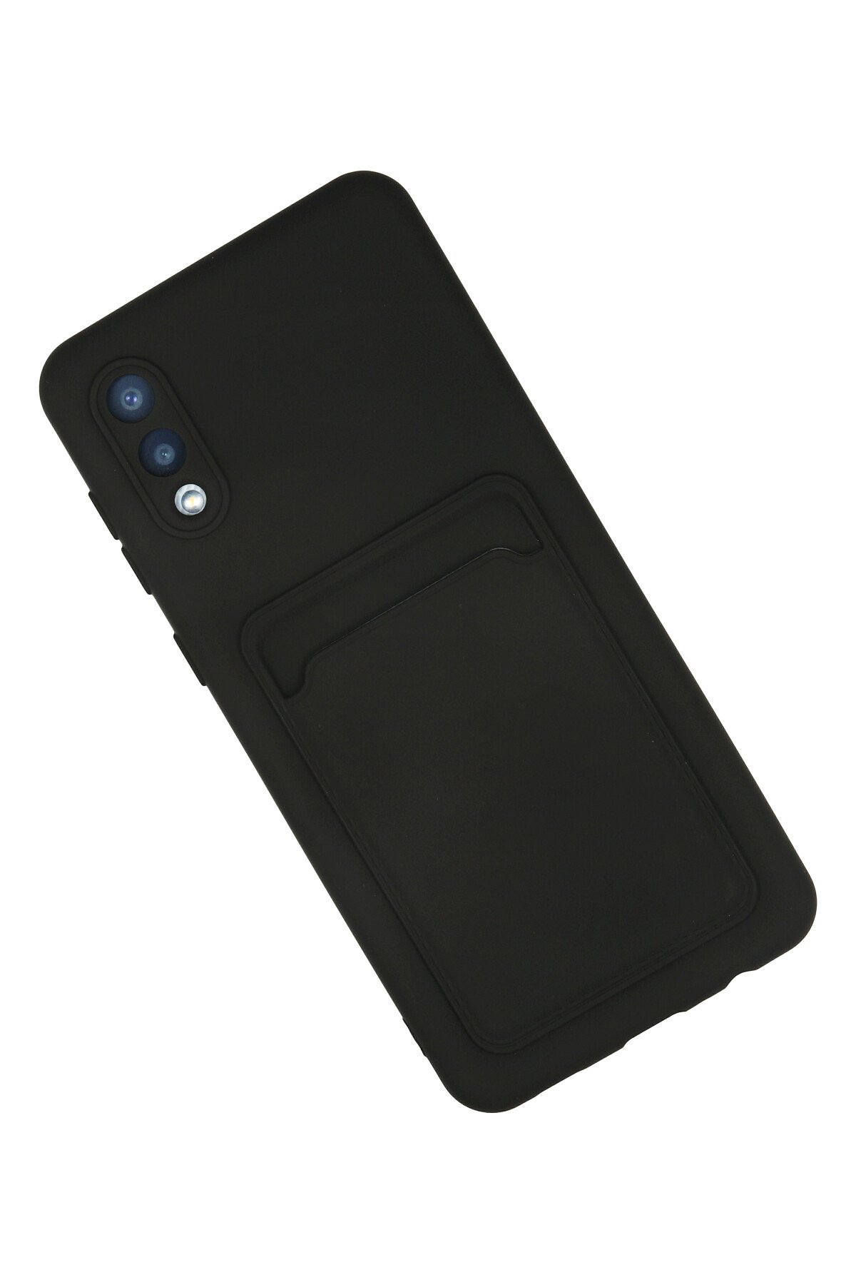 Newface Samsung Galaxy A02 Kılıf Zegna Yüzüklü Silikon Kapak - Rose