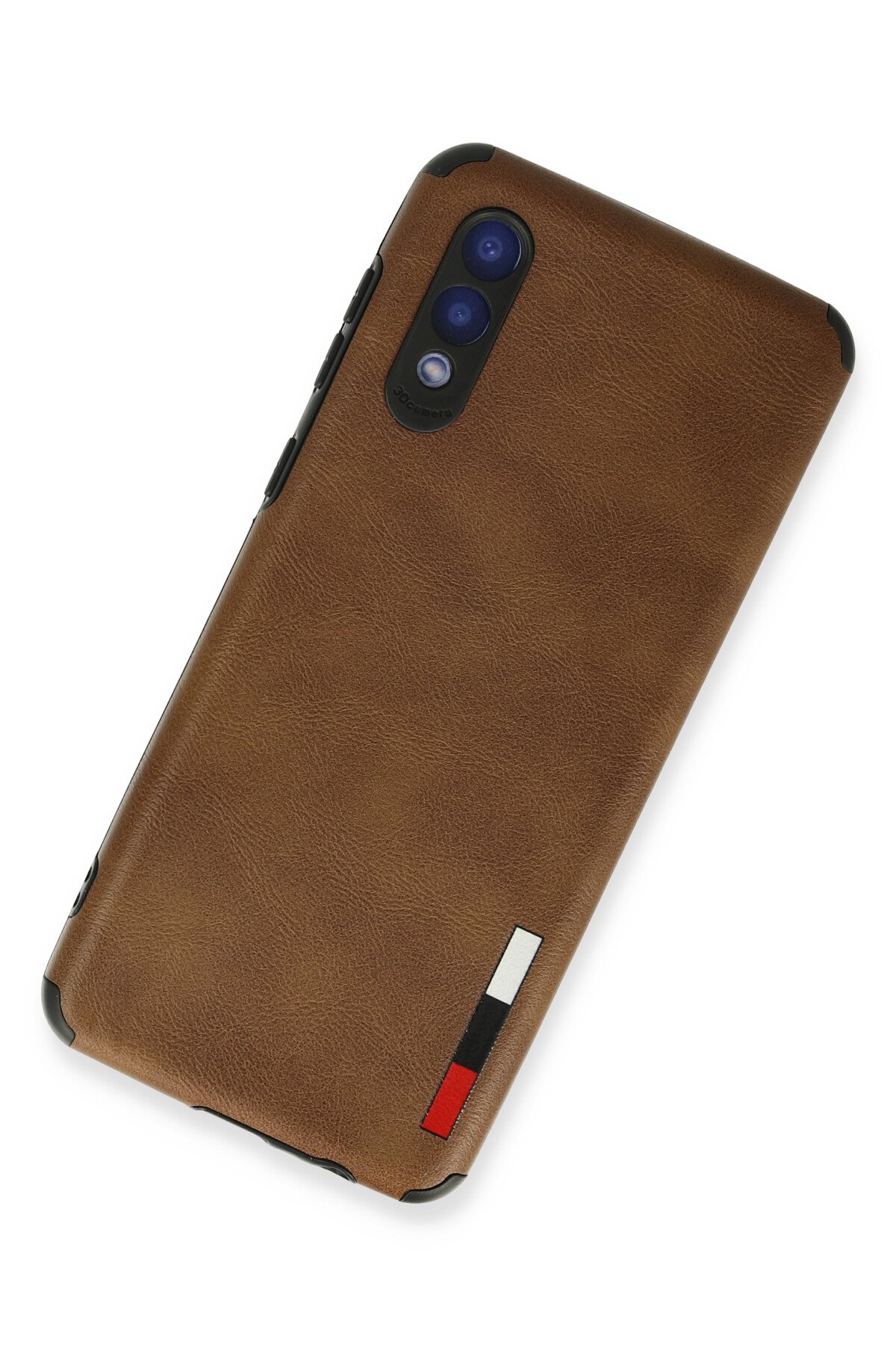 Newface Samsung Galaxy A02 Kılıf Palm Buzlu Kamera Sürgülü Silikon - Lacivert