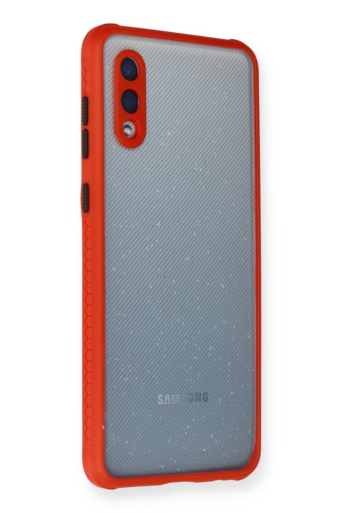 Newface Samsung Galaxy A02 Kılıf Platin Kamera Koruma Silikon - Lila