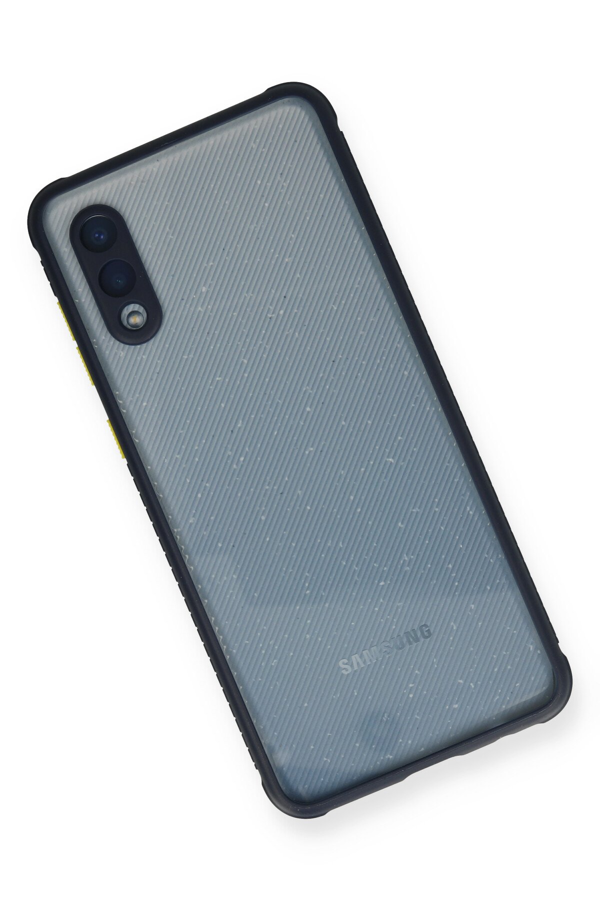 Newface Samsung Galaxy A02 Kılıf Palm Buzlu Kamera Sürgülü Silikon - Yeşil