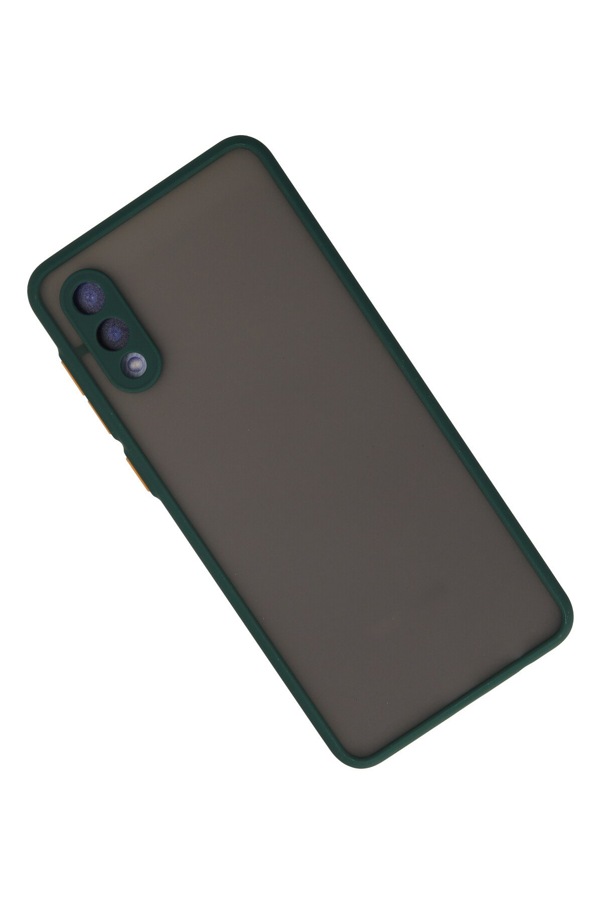 Newface Samsung Galaxy A02 Kılıf Sofya Yüzüklü Silikon Kapak - Gold