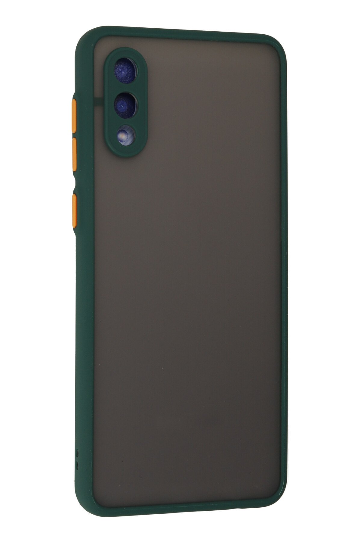 Newface Samsung Galaxy A02 Kılıf Sofya Yüzüklü Silikon Kapak - Gold