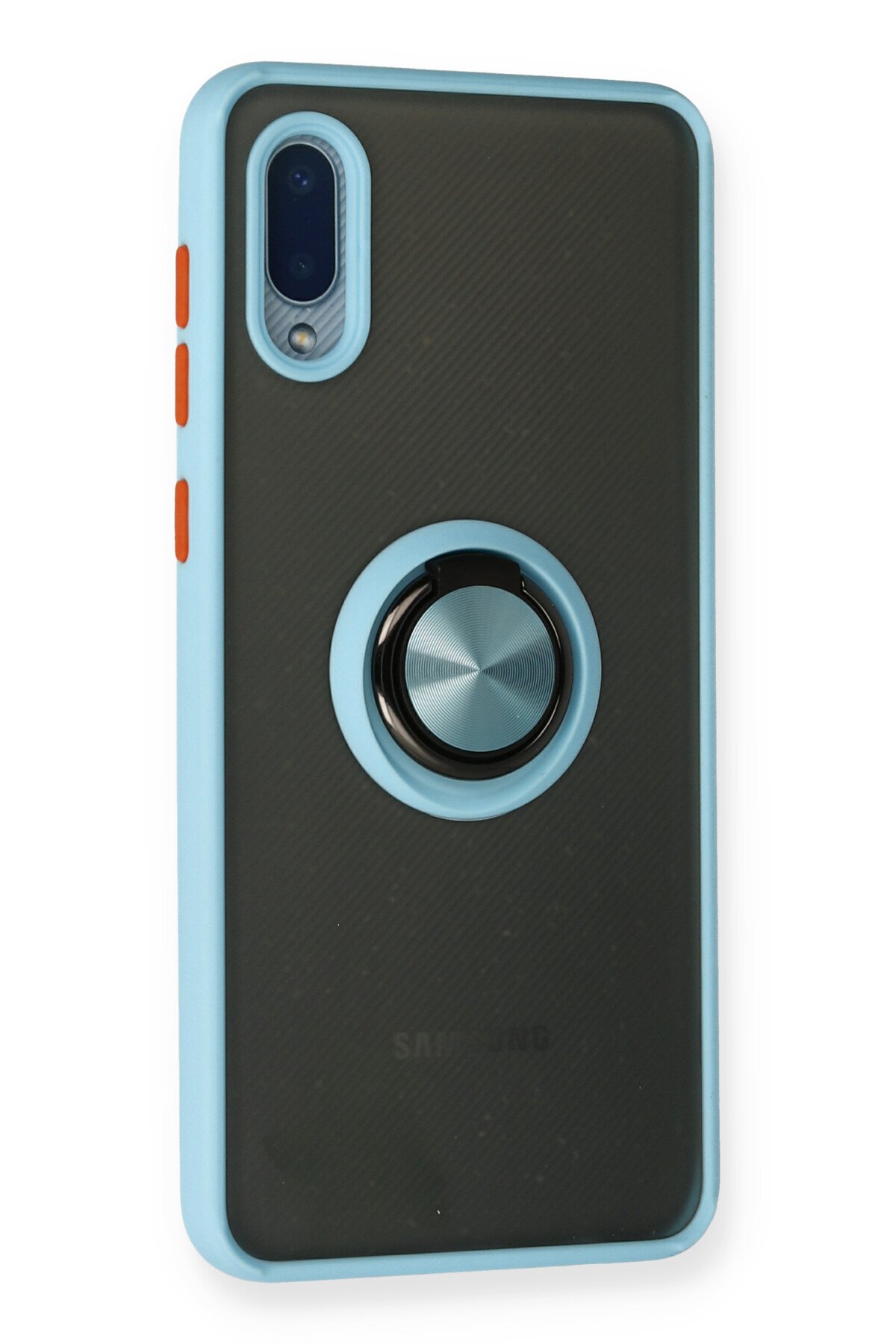 Newface Samsung Galaxy A02 Kılıf Kelvin Kartvizitli Silikon - Koyu Yeşil