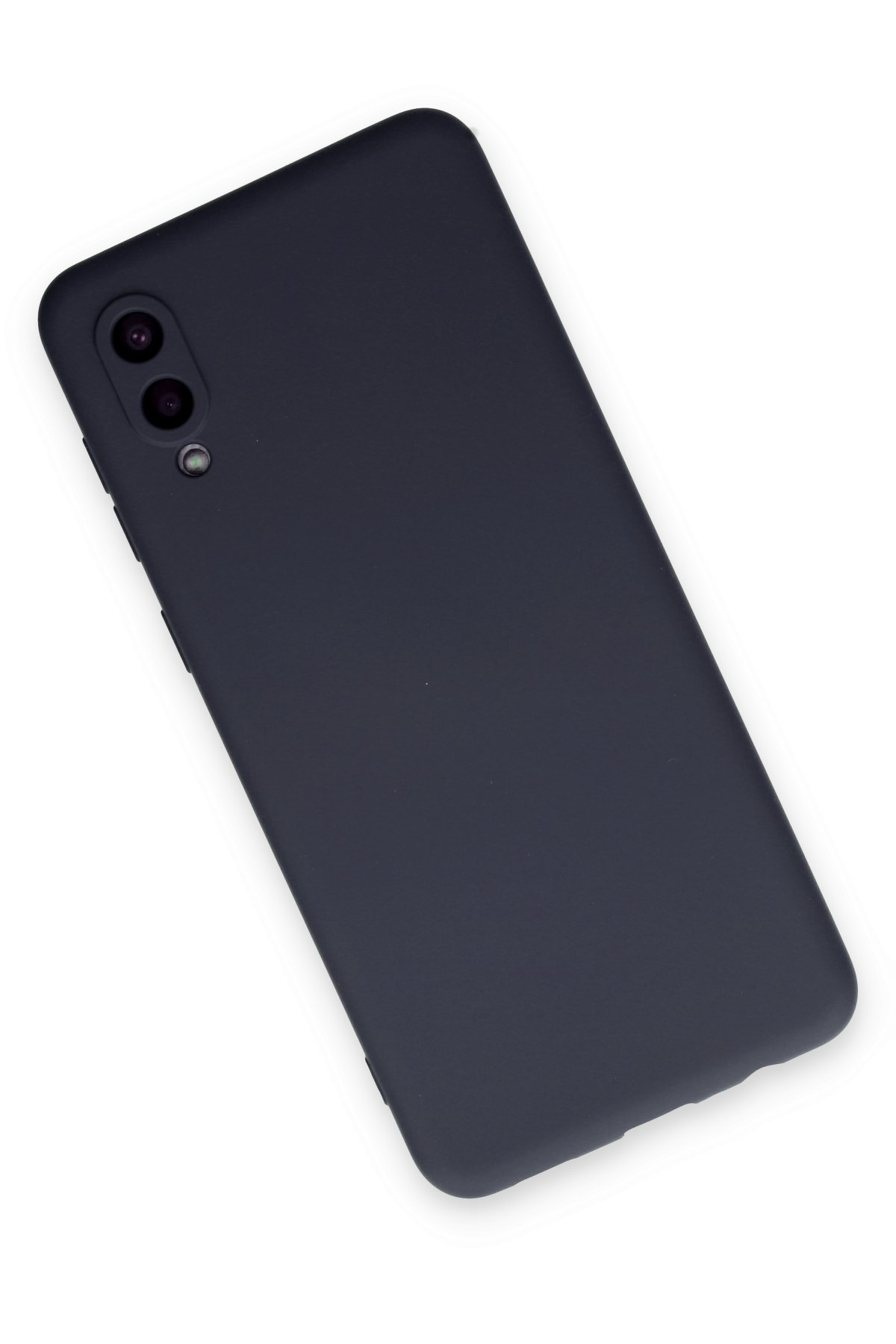 Newface Samsung Galaxy A02 Kılıf Platin Kamera Koruma Silikon - Lacivert