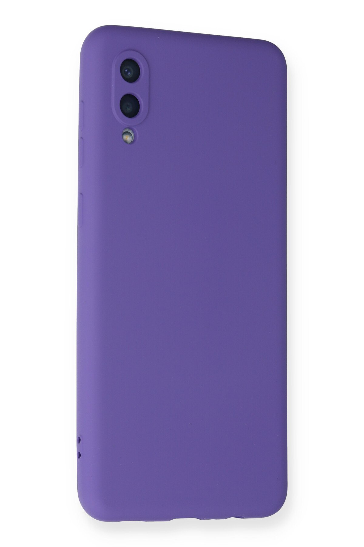 Newface Samsung Galaxy A02 Kılıf Palm Buzlu Kamera Sürgülü Silikon - Siyah