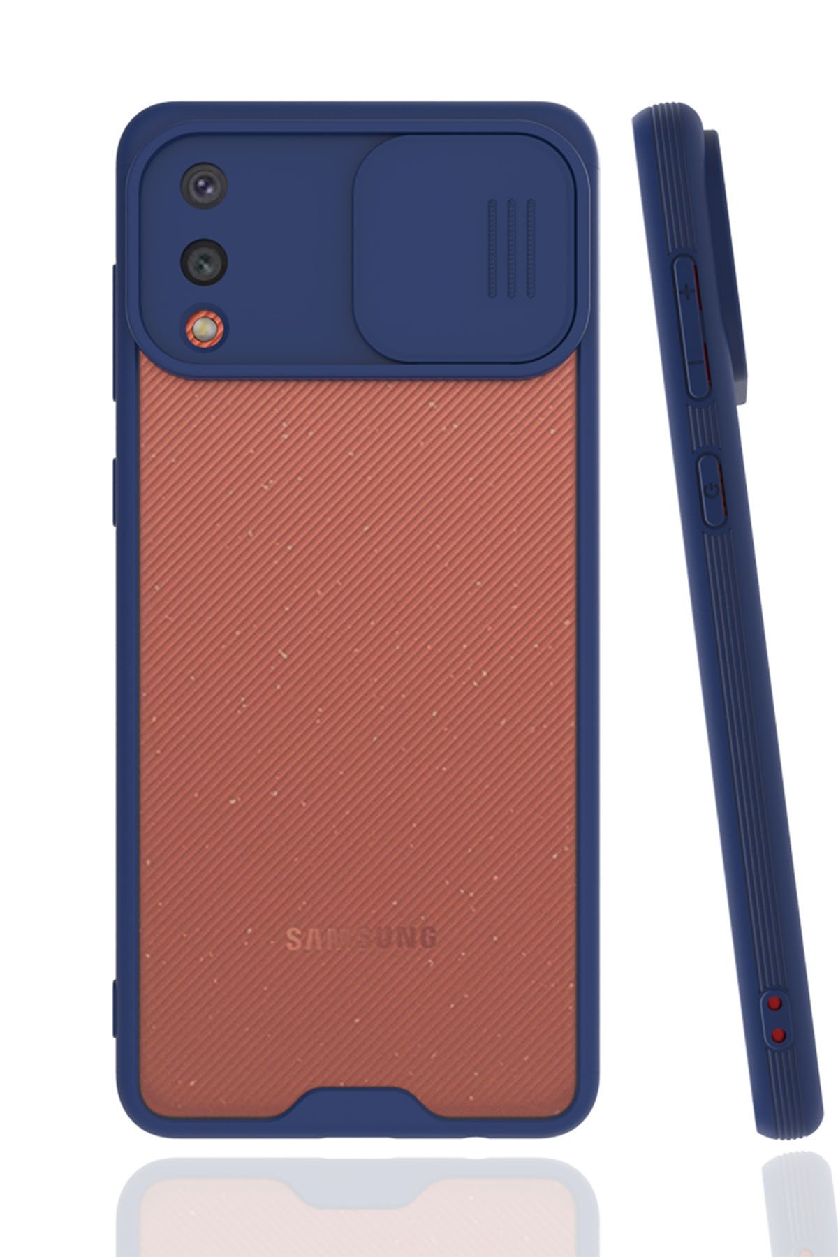 Newface Samsung Galaxy A02 Kılıf Miami Şeffaf Silikon - Siyah