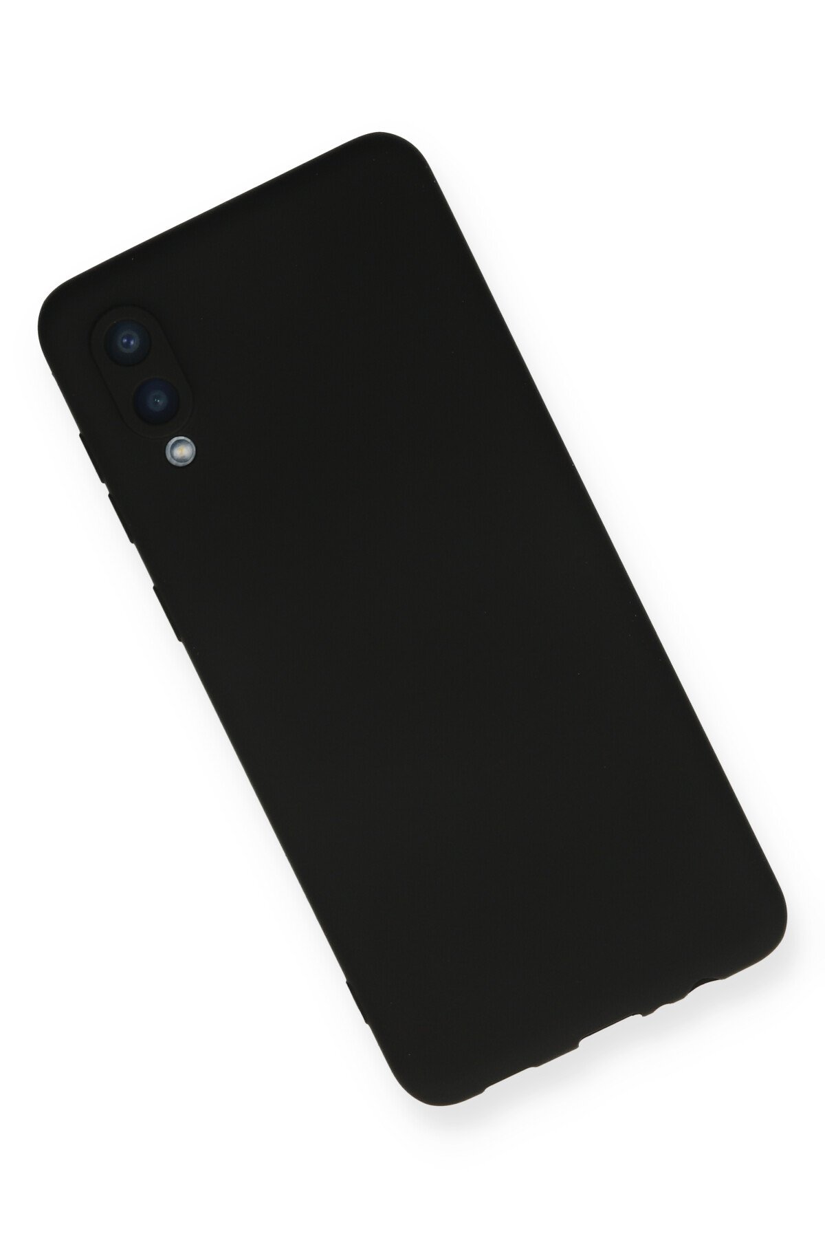 Newface Samsung Galaxy A02 Kılıf Nano içi Kadife Silikon - Sky Blue