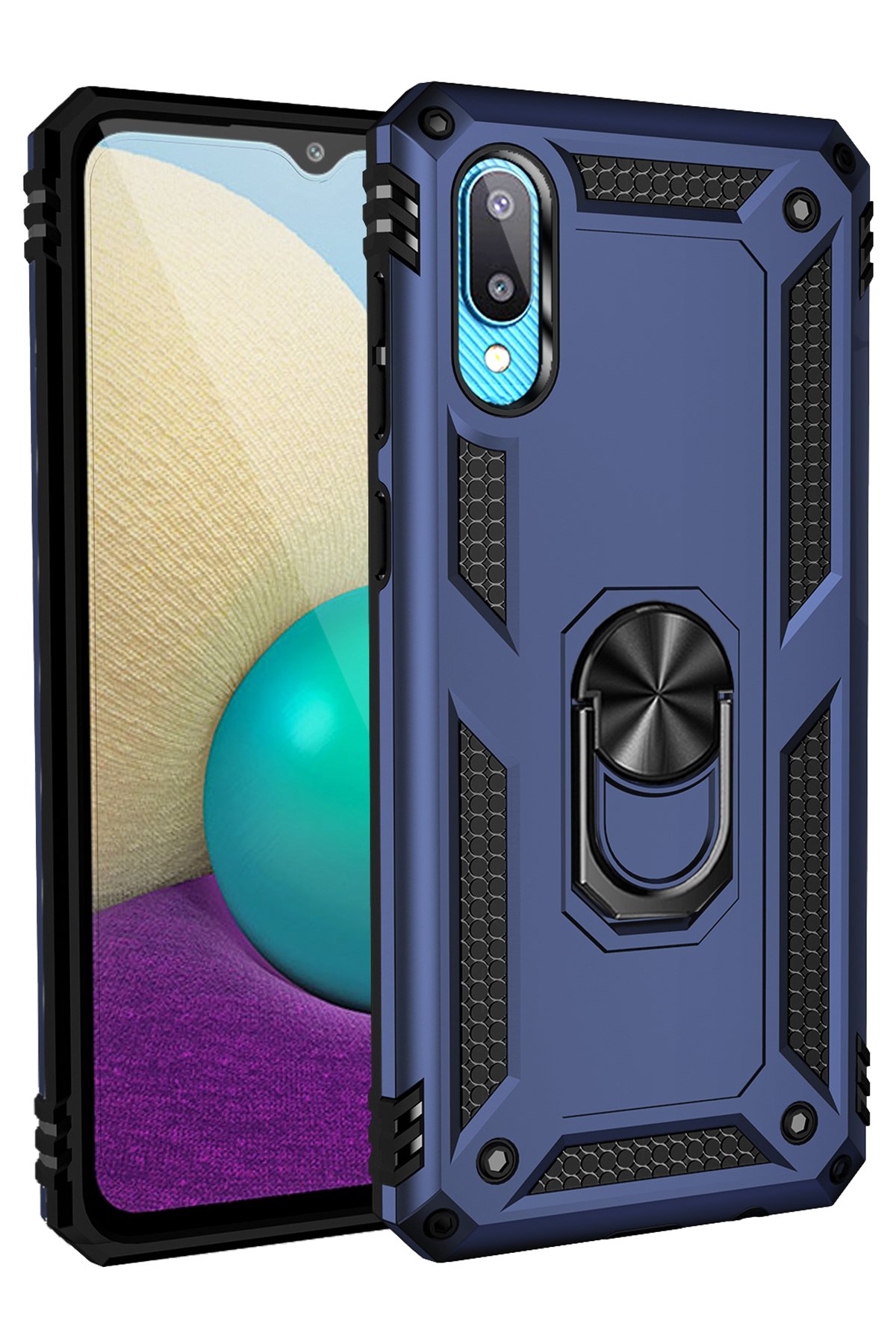 Newface Samsung Galaxy A02 Kılıf Miami Şeffaf Silikon - Şeffaf