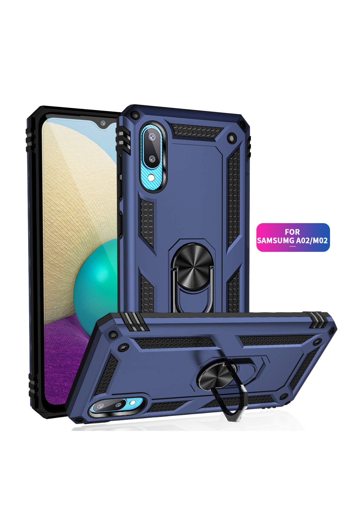 Newface Samsung Galaxy A02 Kılıf Miami Şeffaf Silikon - Şeffaf