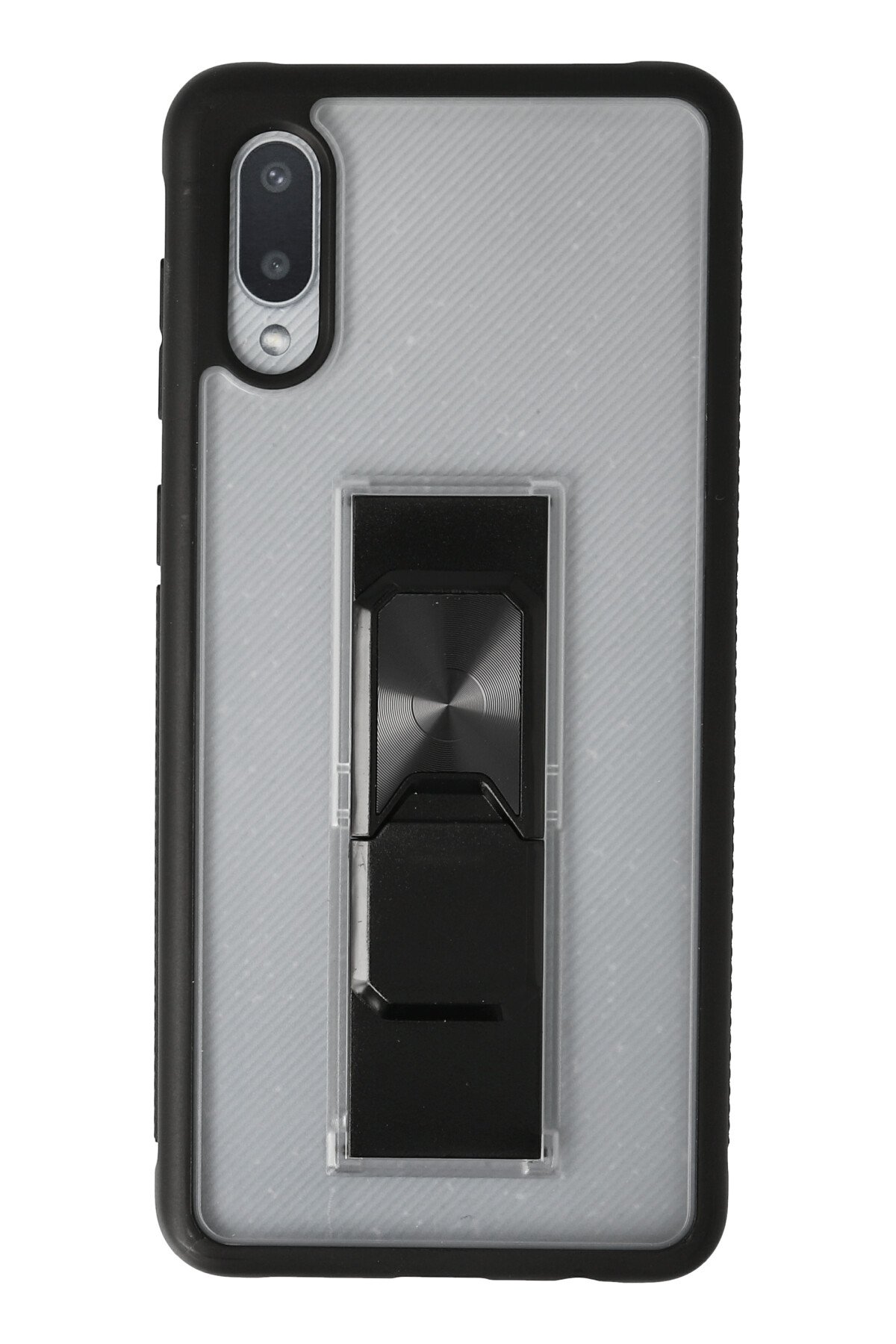 Newface Samsung Galaxy A02 Kılıf Pars Lens Yüzüklü Silikon - Yeşil