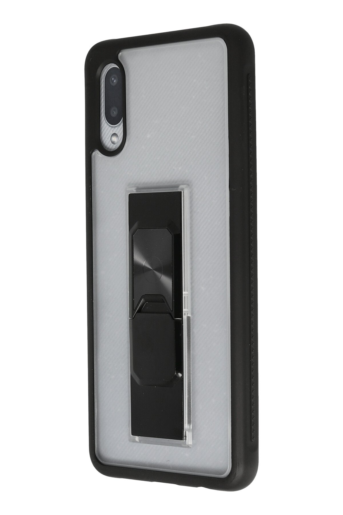 Newface Samsung Galaxy A02 Kılıf Pars Lens Yüzüklü Silikon - Yeşil