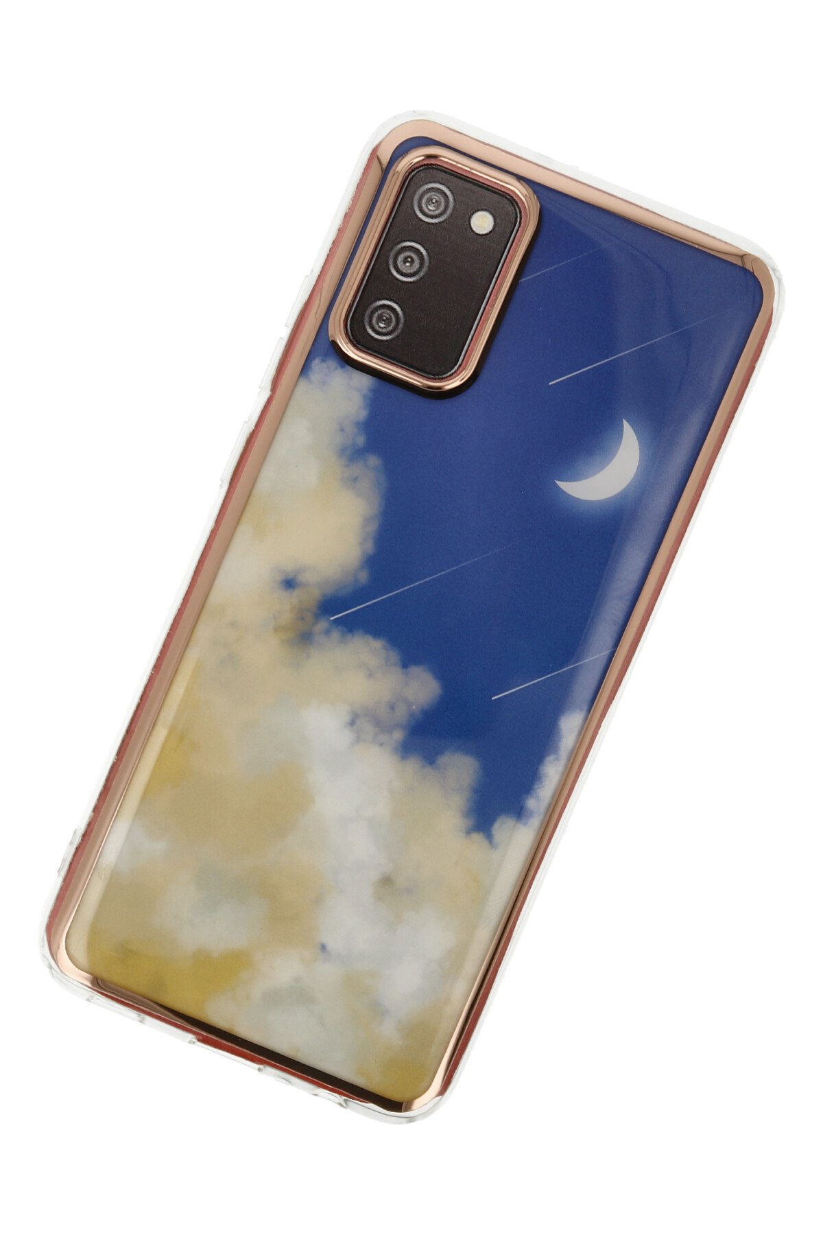 Newface Samsung Galaxy A02S Kılıf Nano içi Kadife Silikon - Turuncu