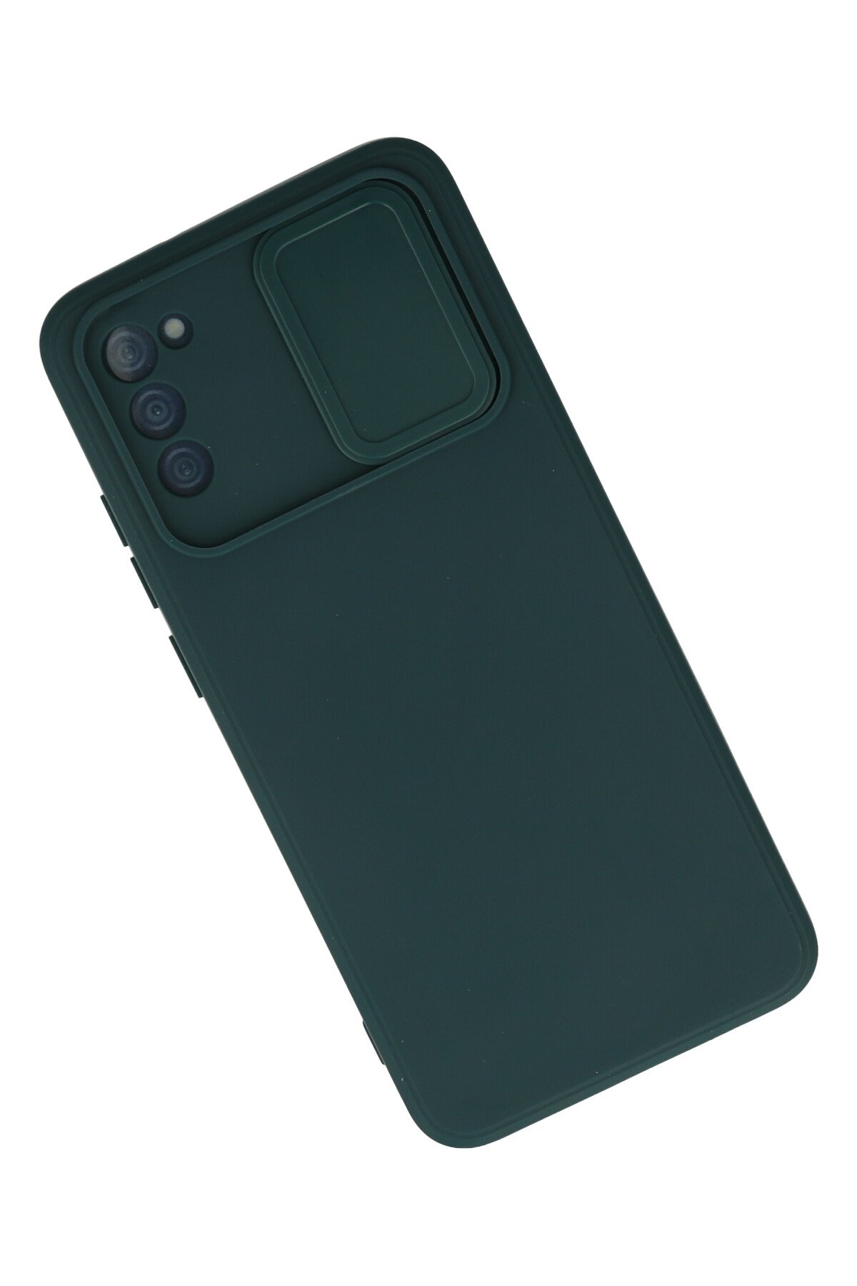 Newface Samsung Galaxy A02S Kılıf Platin Kamera Koruma Silikon - Sarı