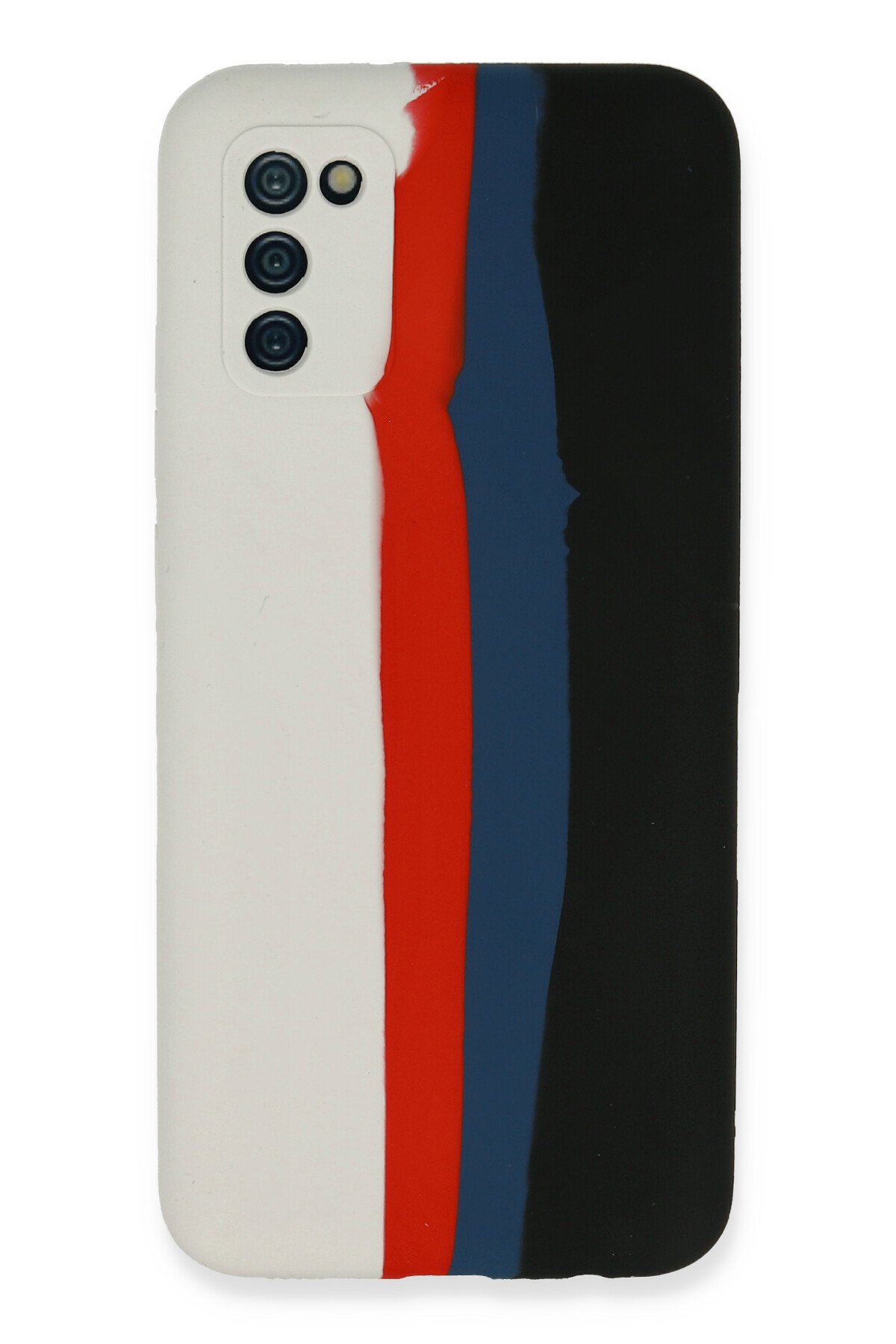 Newface Samsung Galaxy A02S Kılıf Palm Buzlu Kamera Sürgülü Silikon - Turkuaz