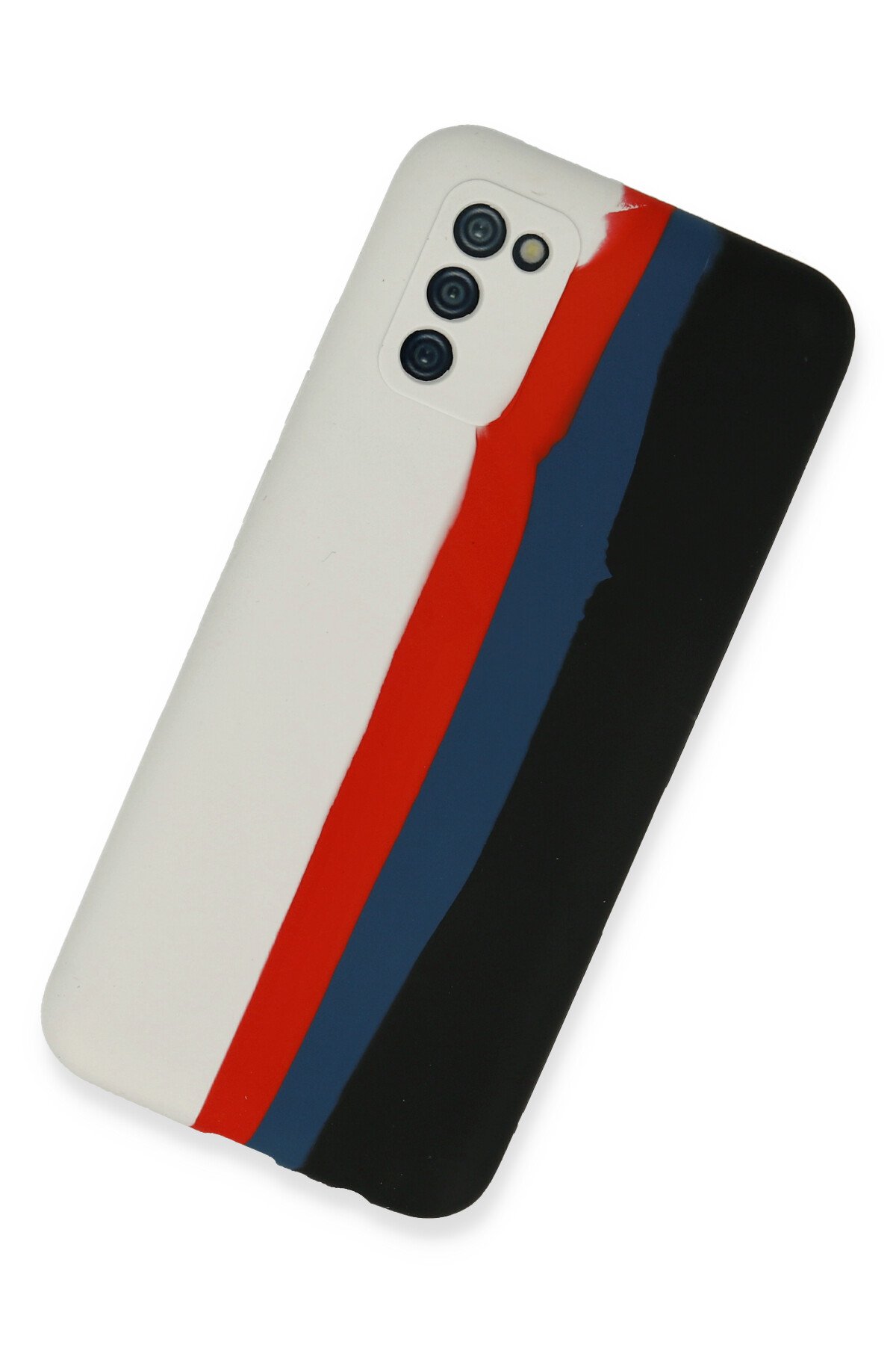 Newface Samsung Galaxy A02S Kılıf Palm Buzlu Kamera Sürgülü Silikon - Turkuaz