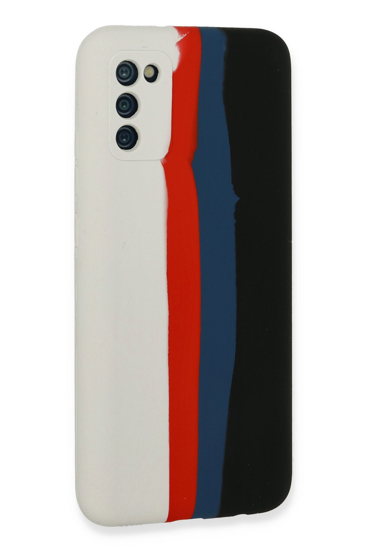 Newface Samsung Galaxy A02S Kılıf Palm Buzlu Kamera Sürgülü Silikon - Turkuaz