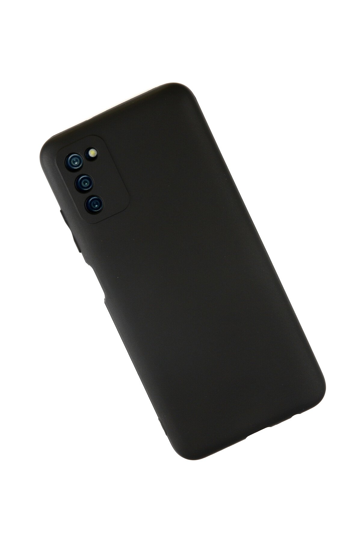 Newface Samsung Galaxy A02S Kılıf Focus Derili Silikon - Kırmızı