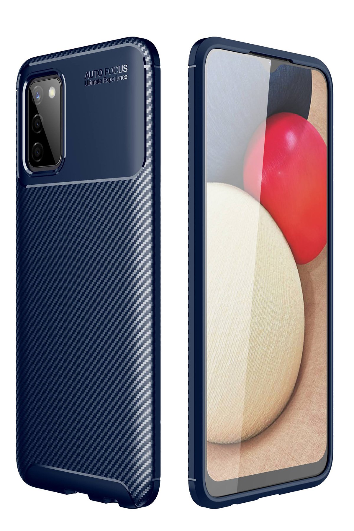 Newface Samsung Galaxy A02S Kılıf Palm Buzlu Kamera Sürgülü Silikon - Turkuaz