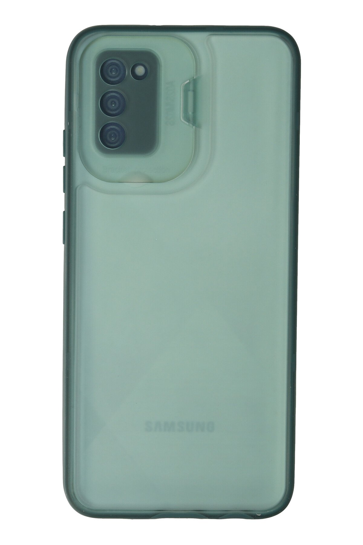 Newface Samsung Galaxy A02S Kılıf Montreal Yüzüklü Silikon Kapak - Siyah