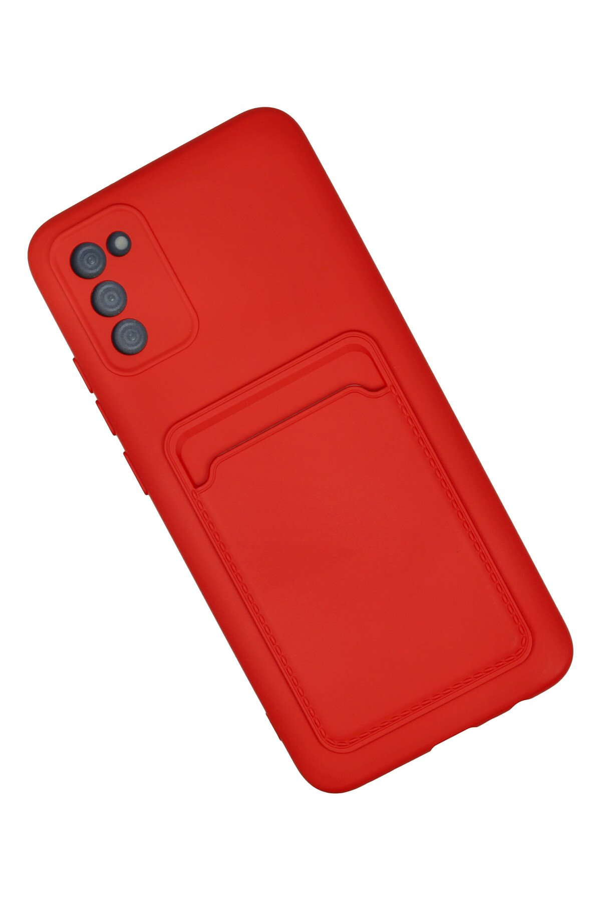 Newface Samsung Galaxy A02S Kılıf Platin Kamera Koruma Silikon - Pembe