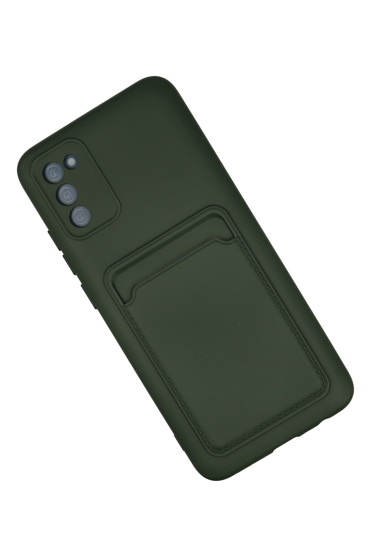 Newface Samsung Galaxy A02S Kılıf Auto Focus Karbon Kapak - Lacivert