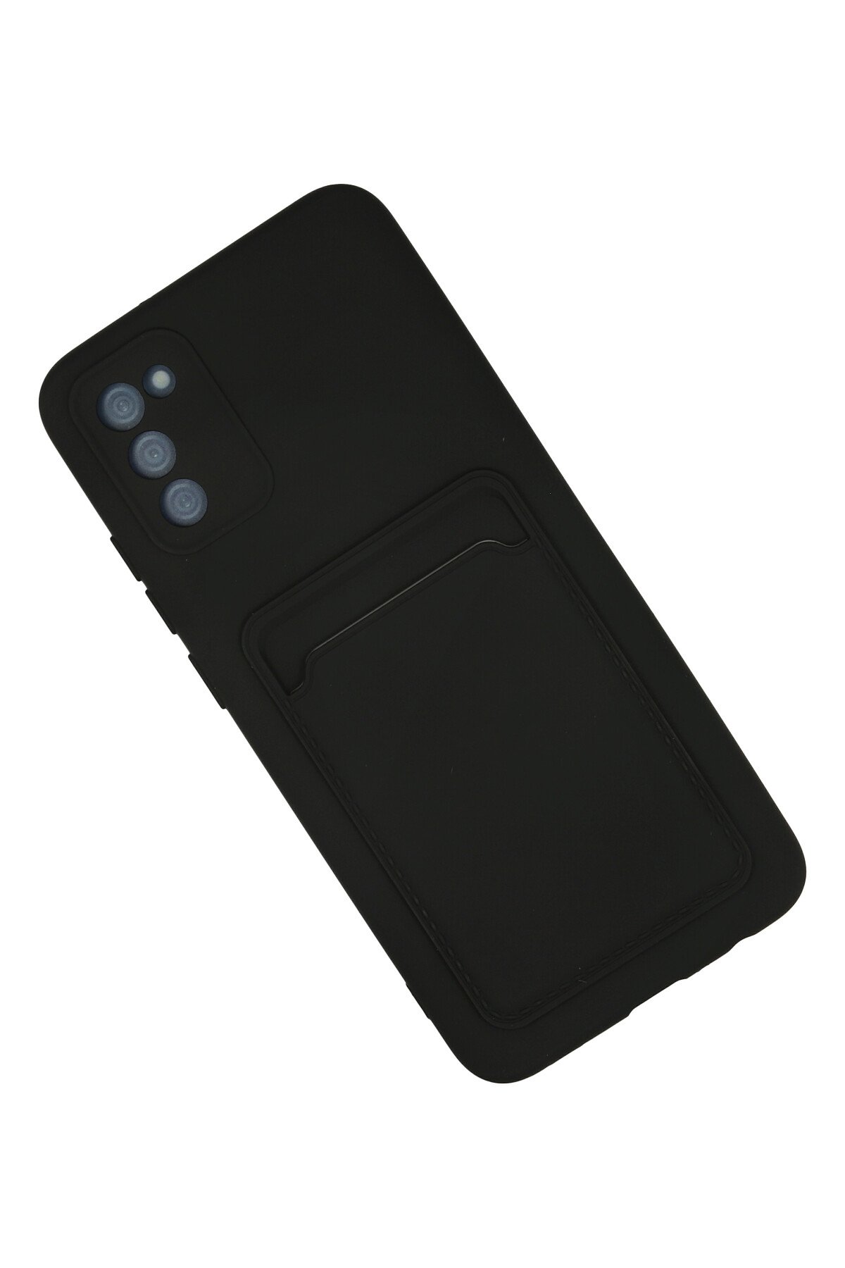 Newface Samsung Galaxy A02S Kılıf Loop Deri Silikon - Lacivert