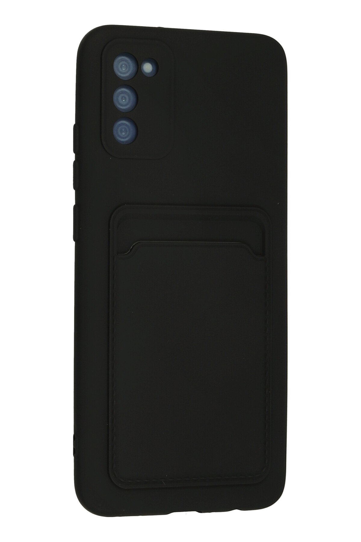 Newface Samsung Galaxy A02S Kılıf Loop Deri Silikon - Lacivert