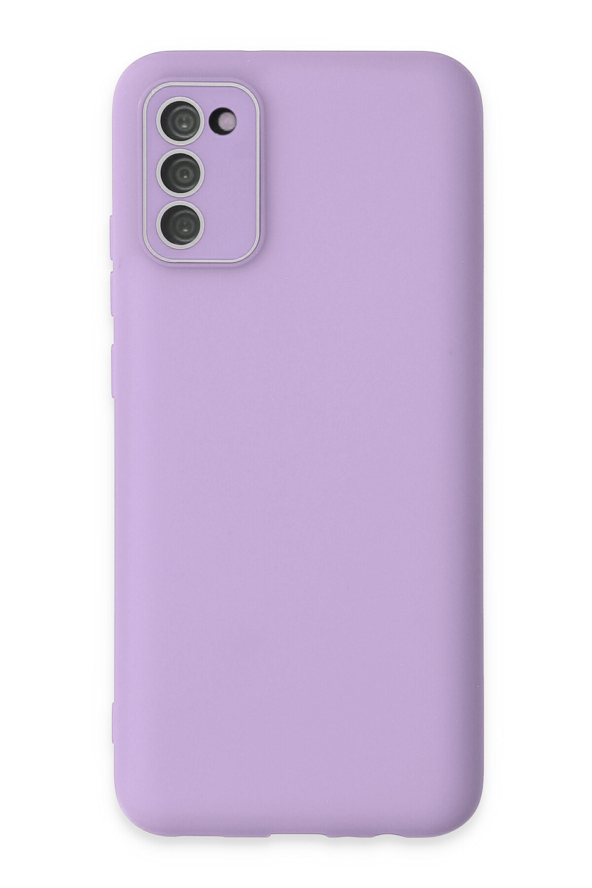 Newface Samsung Galaxy A02S Kılıf Montreal Yüzüklü Silikon Kapak - Kırmızı