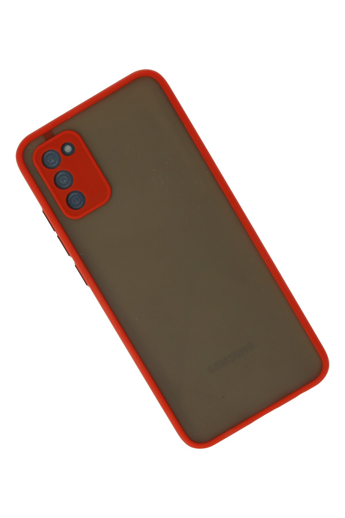 Newface Samsung Galaxy A02S Kılıf Palm Buzlu Kamera Sürgülü Silikon - Yeşil