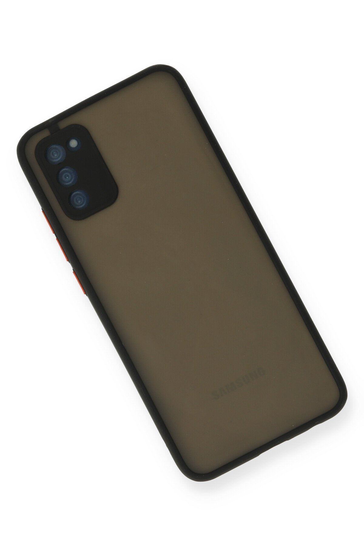 Newface Samsung Galaxy A03S Kılıf Nano içi Kadife Silikon - Gri