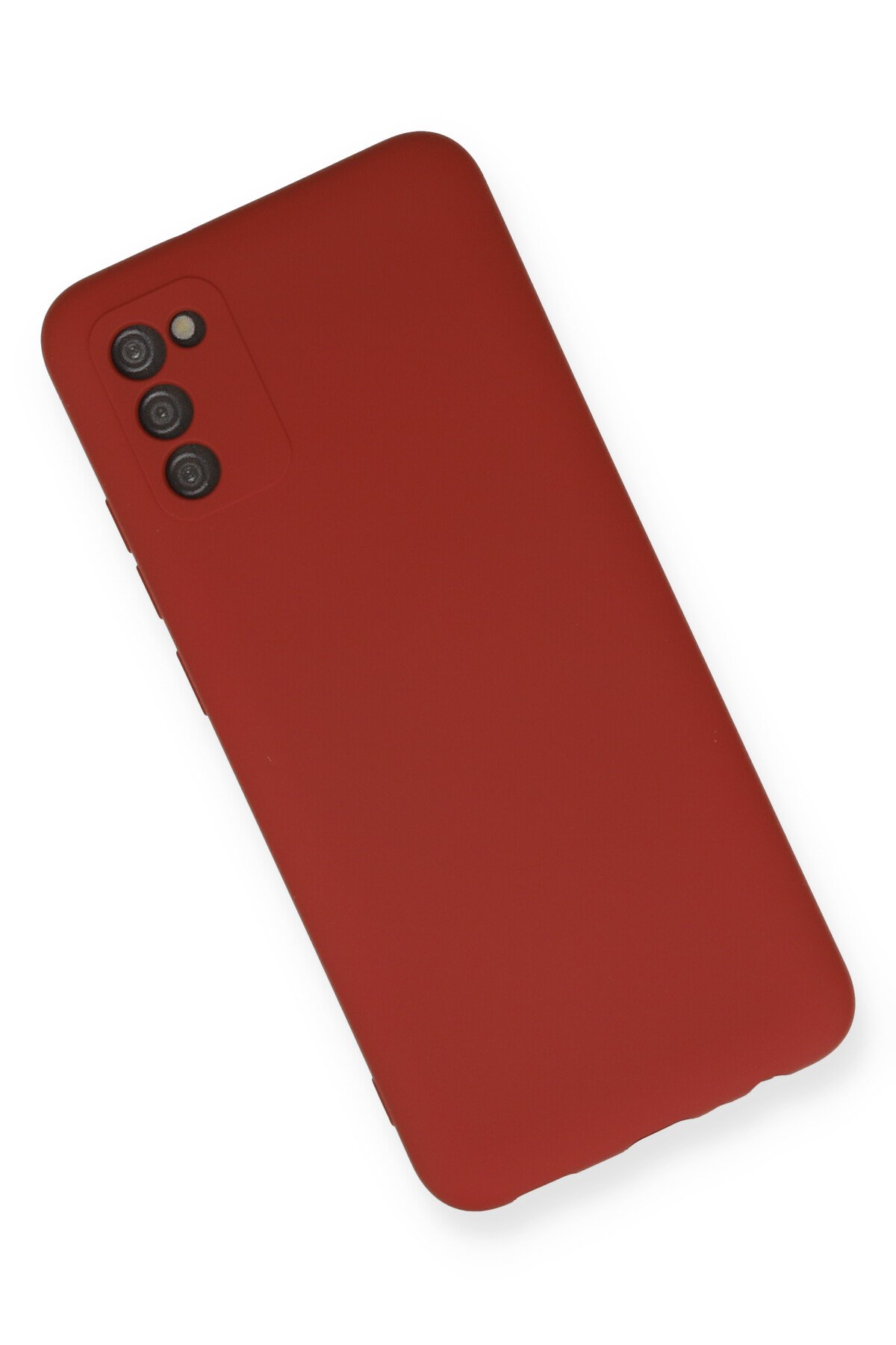 Newface Samsung Galaxy A02S Kılıf First Silikon - Mürdüm