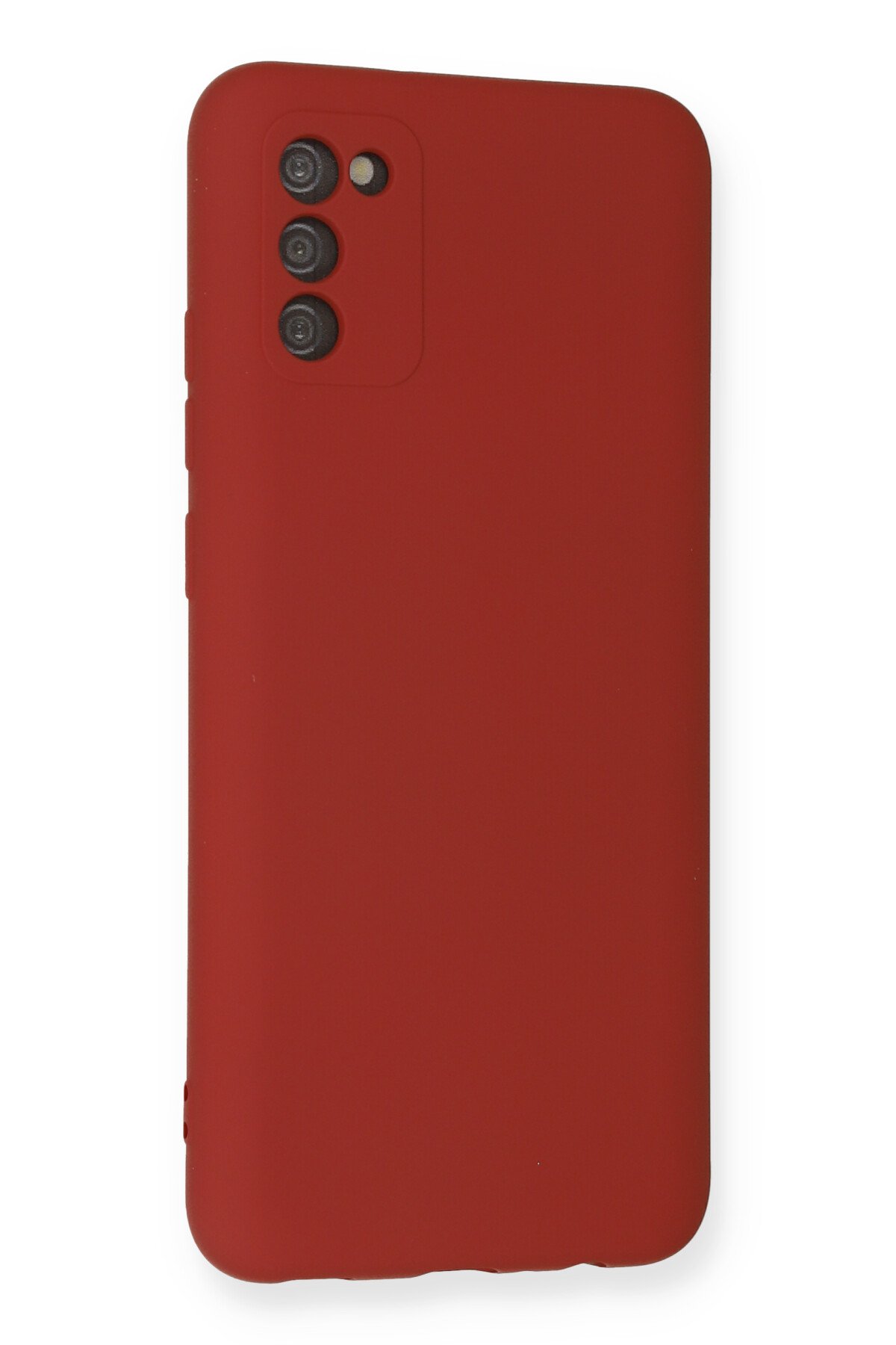 Newface Samsung Galaxy A02S Kılıf First Silikon - Mürdüm