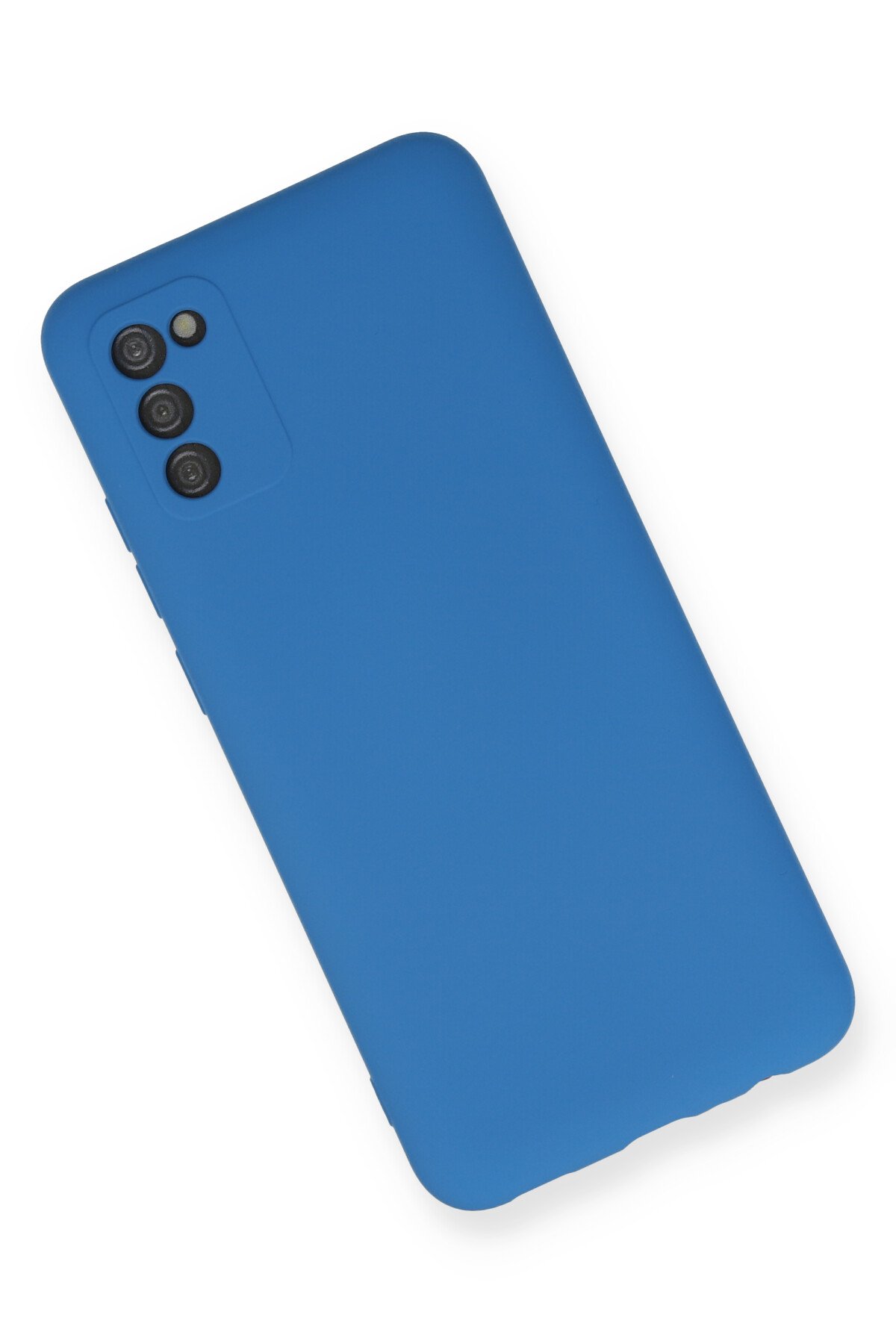 Newface Samsung Galaxy A02S Kılıf Elit Yüzüklü Kapak - Lacivert