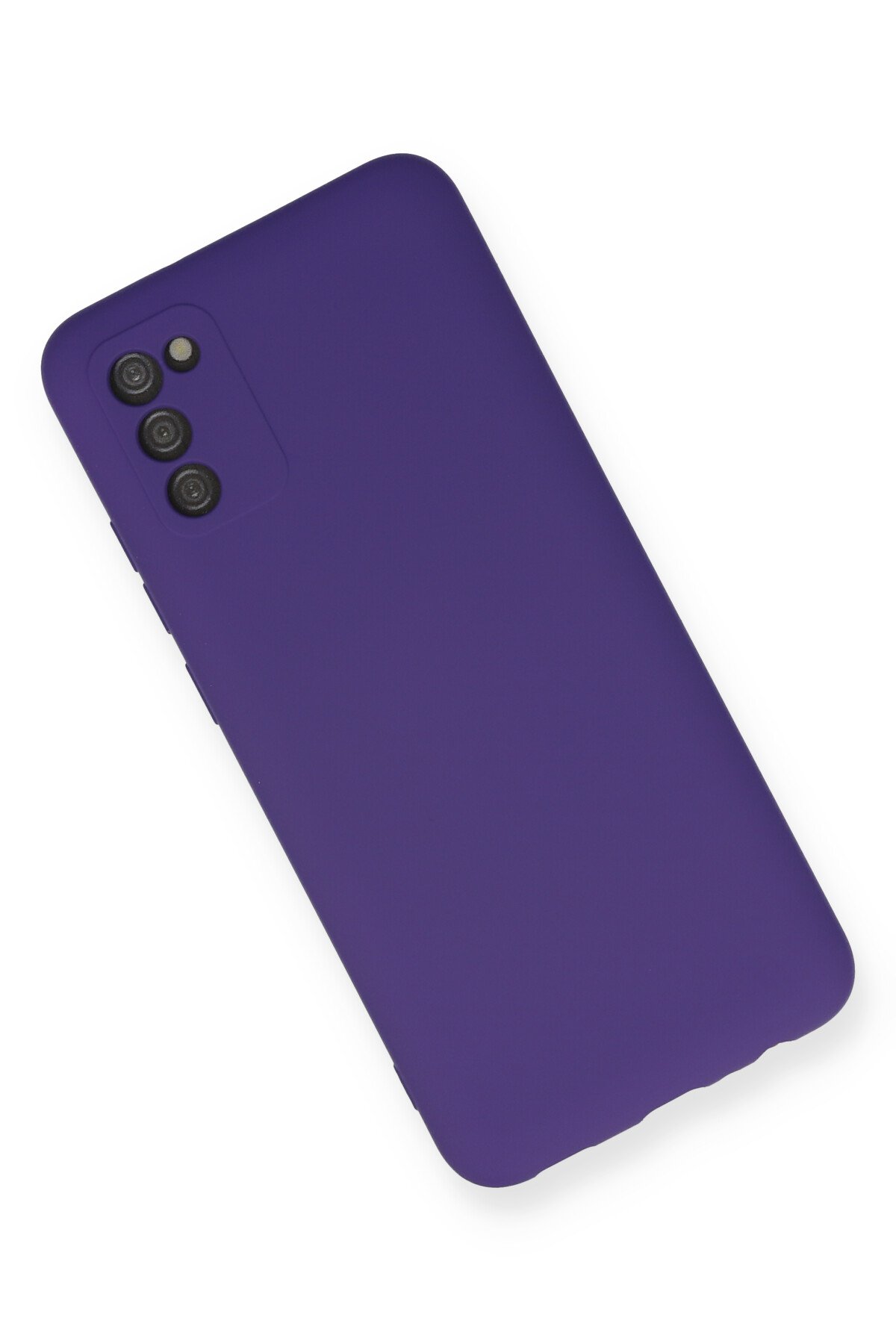 Newface Samsung Galaxy A03S Kılıf Nano içi Kadife Silikon - Koyu Yeşil