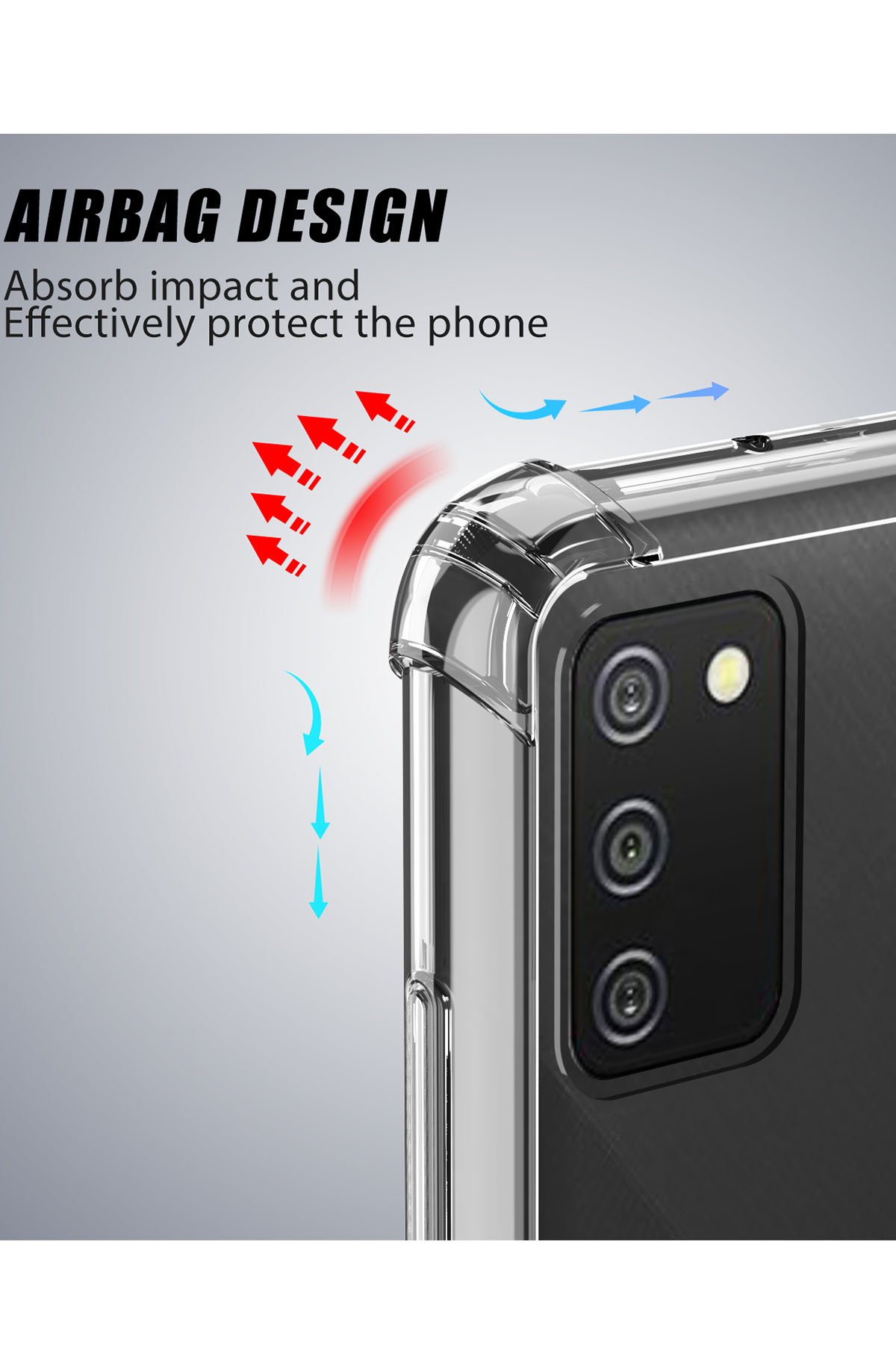 Newface Samsung Galaxy A02S Kılıf Lansman Glass Kapak - Kırmızı