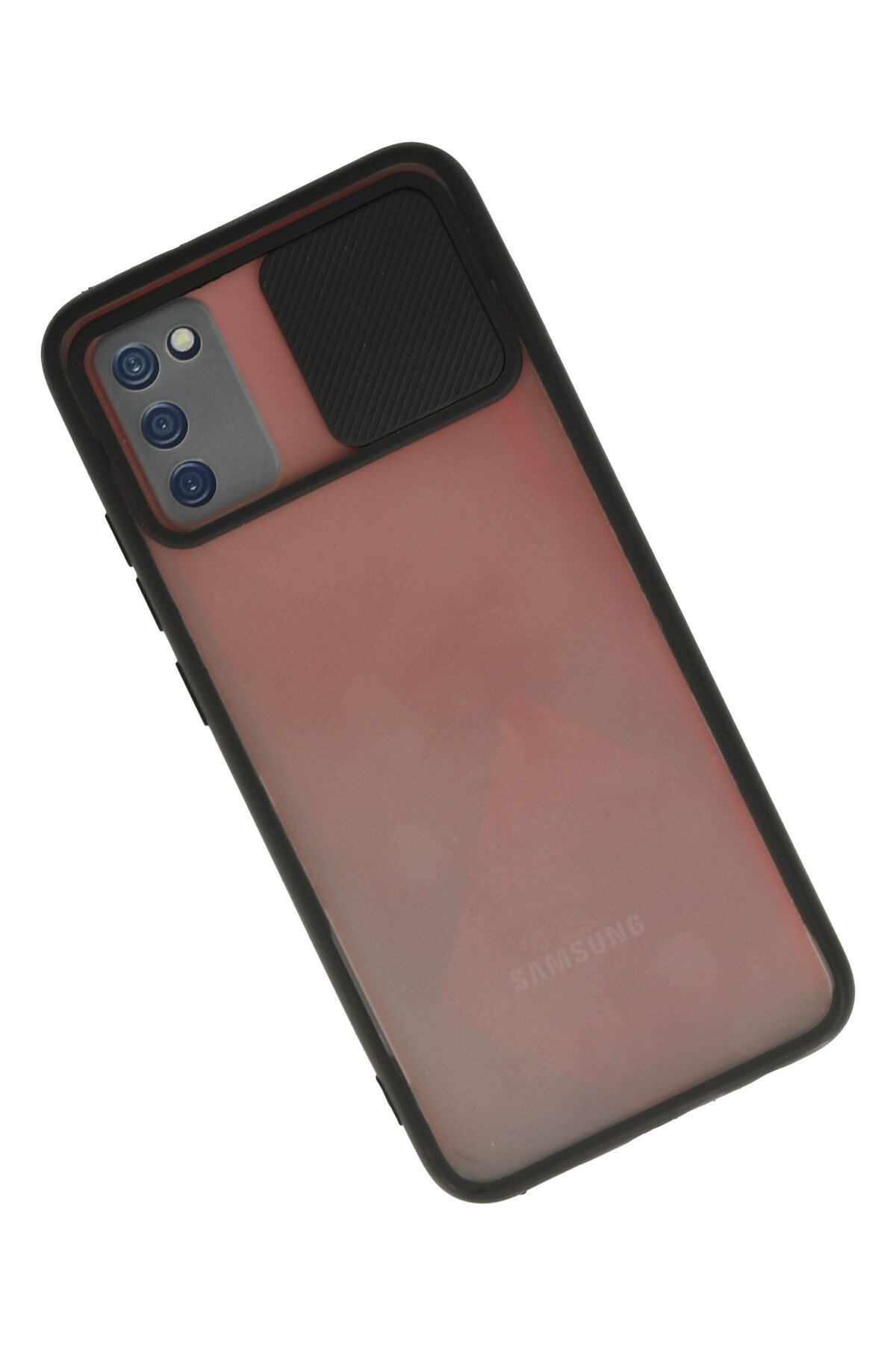 Newface Samsung Galaxy A02S Kılıf Palm Buzlu Kamera Sürgülü Silikon - Turkuaz