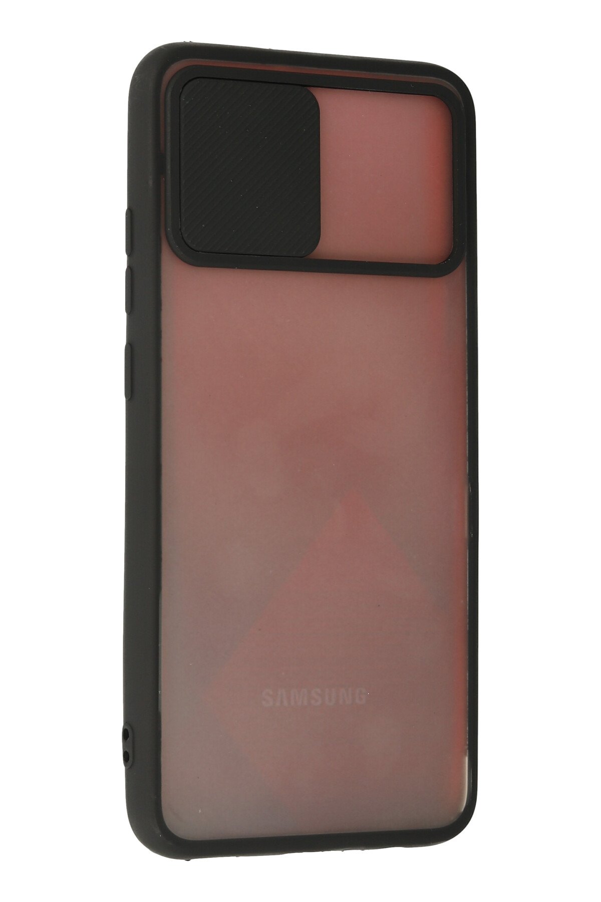 Newface Samsung Galaxy A02S Kılıf Palm Buzlu Kamera Sürgülü Silikon - Turkuaz