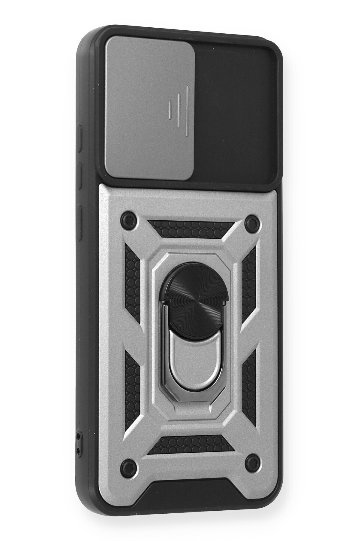 Newface Samsung Galaxy A02S Kılıf Liva Lens Silikon - Lila