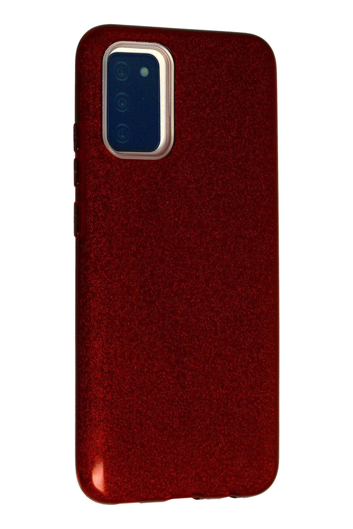 Newface Samsung Galaxy A02S Kılıf Sofya Yüzüklü Silikon Kapak - Rose