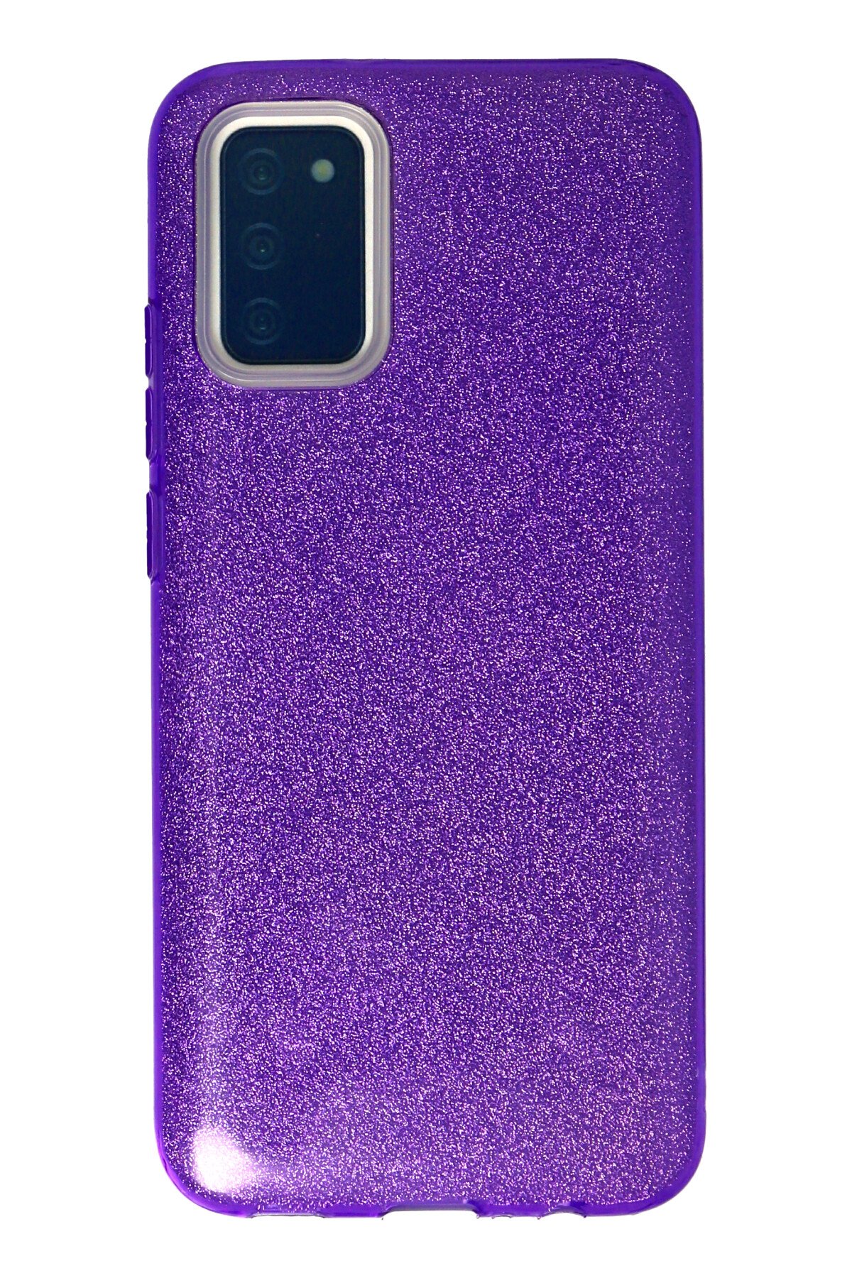 Newface Samsung Galaxy A02S Kılıf Kelvin Kartvizitli Silikon - Lila