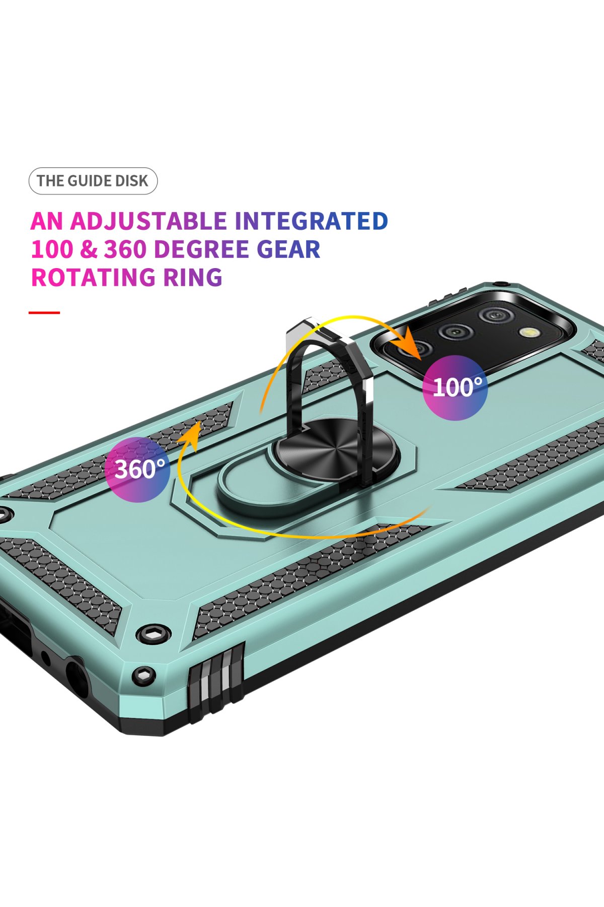 Newface Samsung Galaxy A02S Kılıf Auto Focus Karbon Kapak - Kahverengi