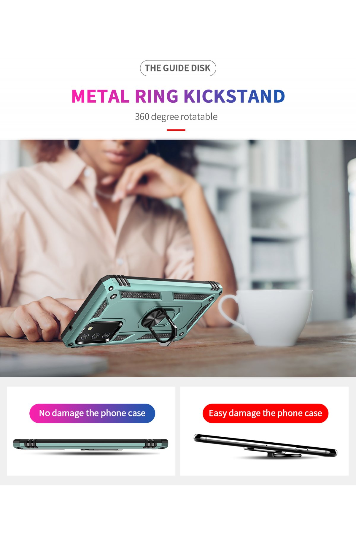 Newface Samsung Galaxy A02S Kılıf Auto Focus Karbon Kapak - Kahverengi