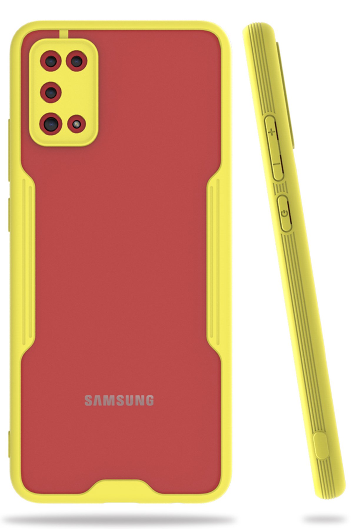Newface Samsung Galaxy A02S Kılıf Platin Silikon - Lacivert